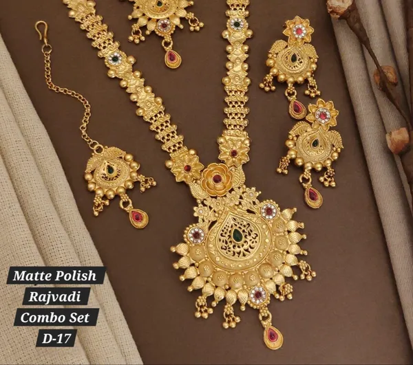 Gold_Plated_Combo_Necklace_Set_For_Women
