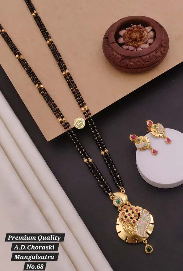 A.D._Chauras_Diamond_Mangalsutra_Women_|_Premium_Quality_High_Brass_Gold