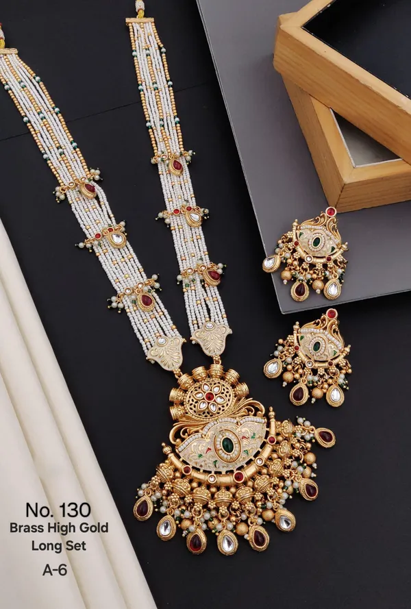 Gold_Plated_Brass_Mala_Set_Women_|_Premium_Designer_High_Gold_Mala_Long_Set