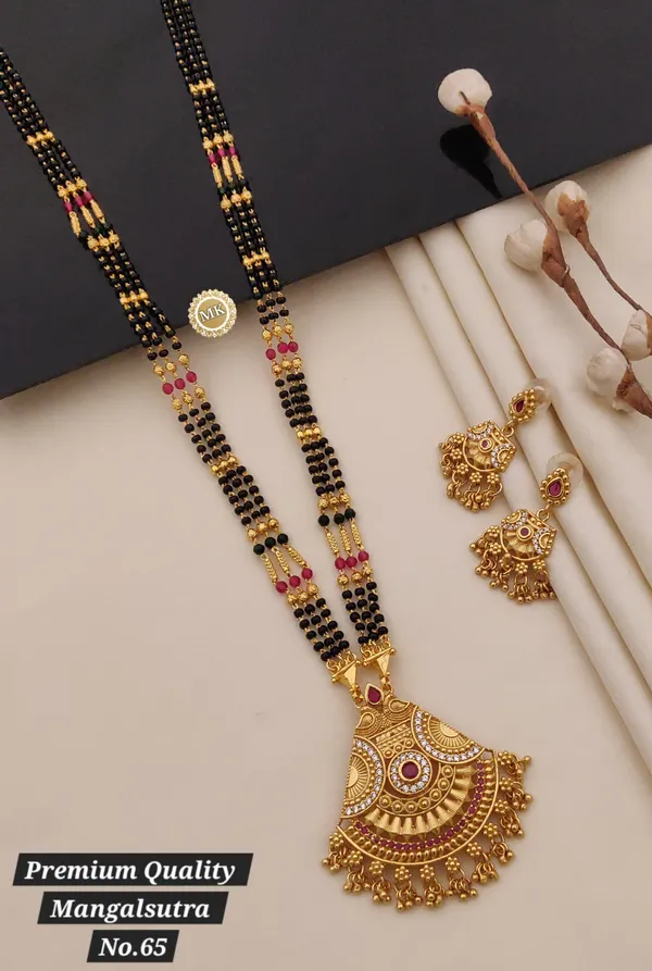 Gold_Plated_Brass_Mangalsutar__Women_|_Premium_Designer_High_Gold_Brass