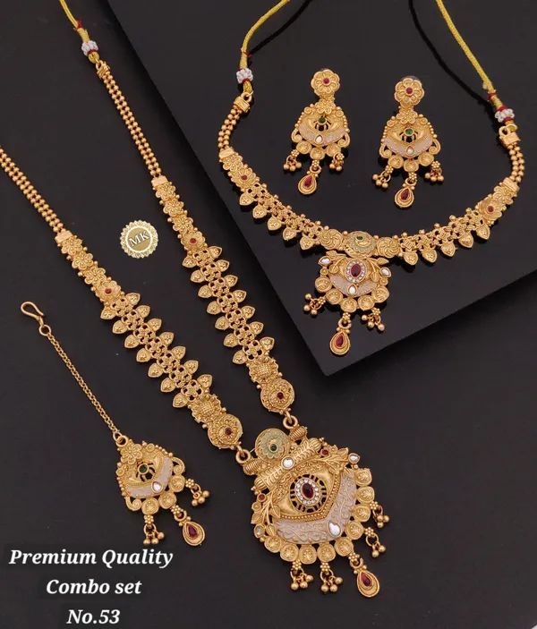 Gold_Plated_Necklace_Combo_Set_Premium_Designer