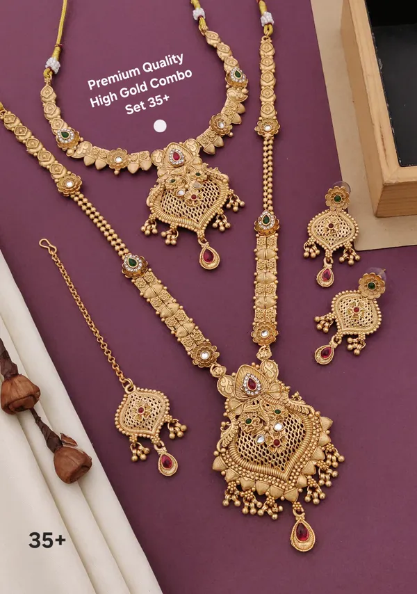 Gold_Plated_Necklace_For_Women_|_Premium_Designer_Necklace_Set_Combo