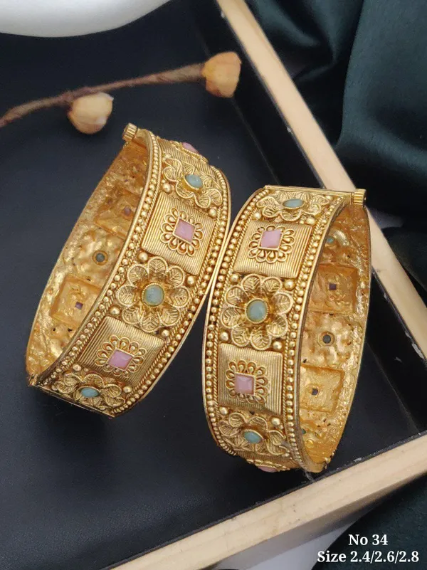 Gold_Plated__Bangels_Women_|_Premium_Designer_2_pis_Bangels