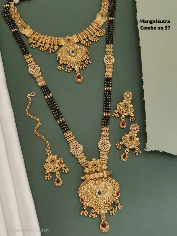 Gold_Plated_Mangalsutra_Combo_Necklace_Set__