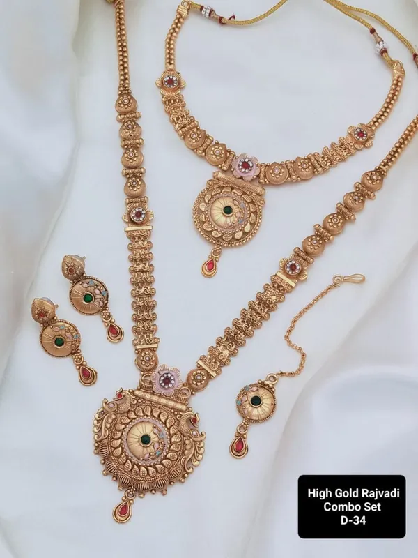 Gold_Plated_Necklace_Combo_Set