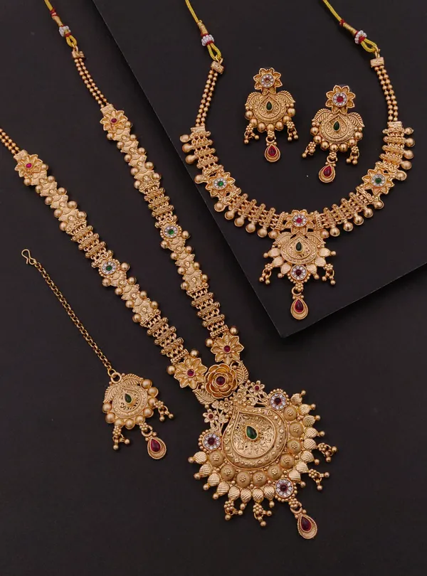Gold_Plated_Necklace_Combo_Set_|_Women_Premium_Quality