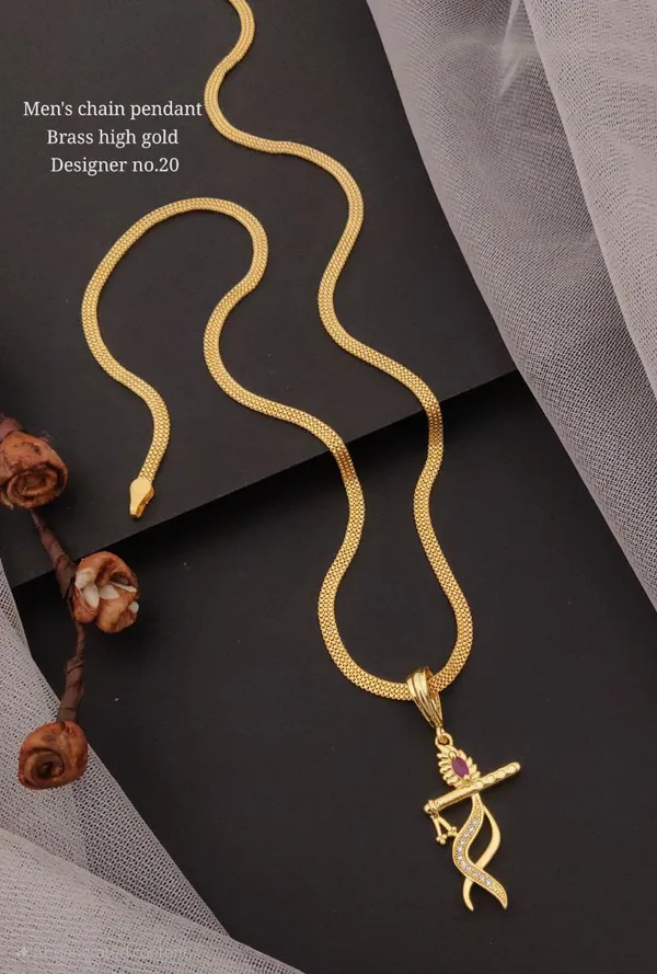 Gold_Plated_Chain_Pendant_|_Premium_Quality
