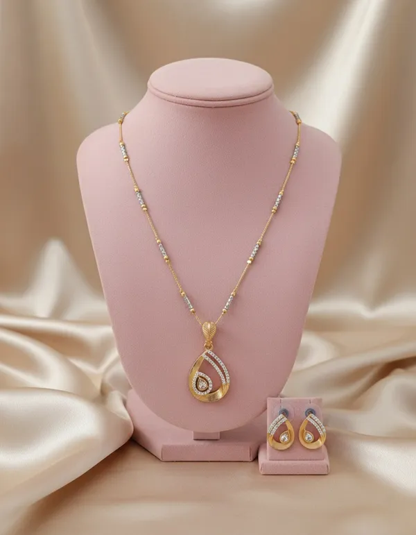 High_Gold_Plated_Pendant_Set_|_Premium_Quality