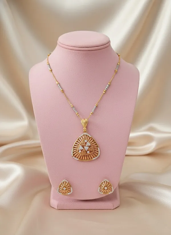 High_Gold_Plated_Pendant_Set_|_Premium_Quality