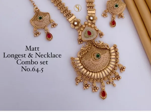 Gold_Plated_Necklace_Comboset|_Premium_Designer