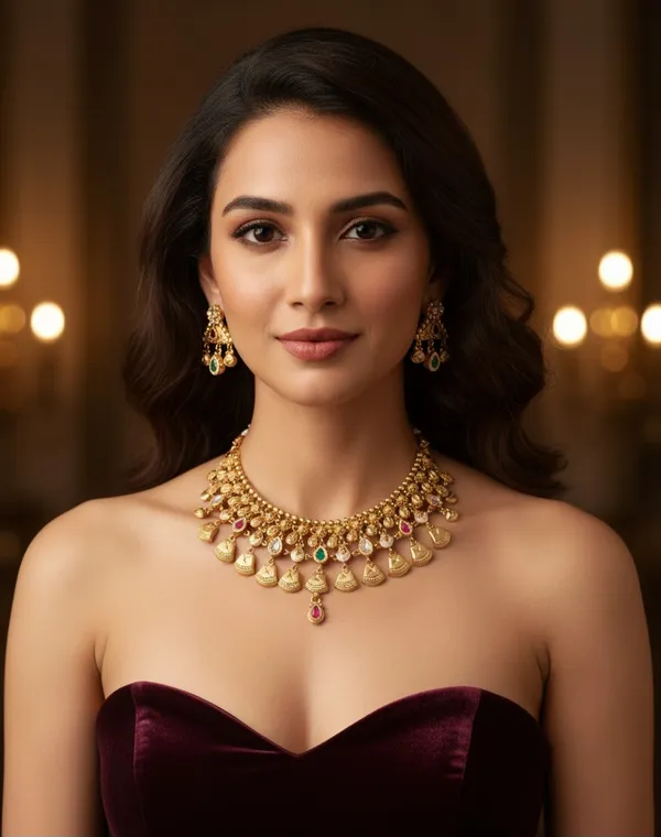 High_Gold_Plated_Necklace|_Premium_Designer_Set