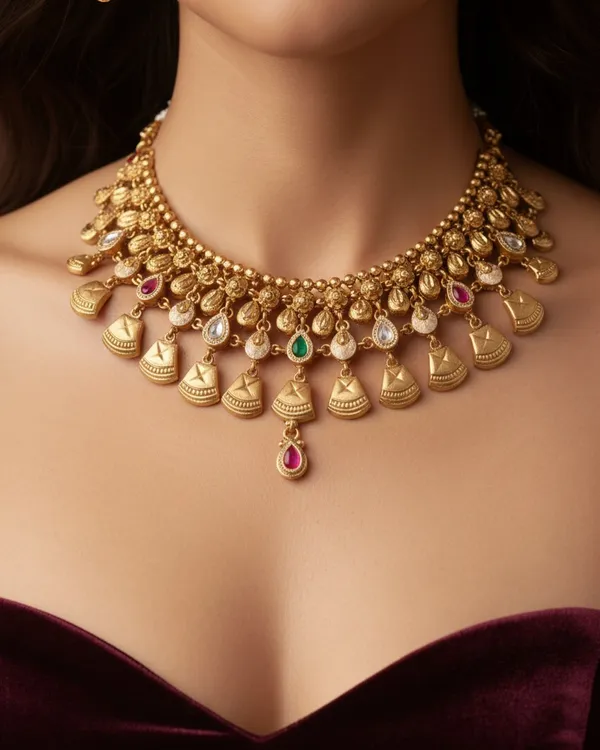 High_Gold_Plated_Necklace|_Premium_Designer_Set