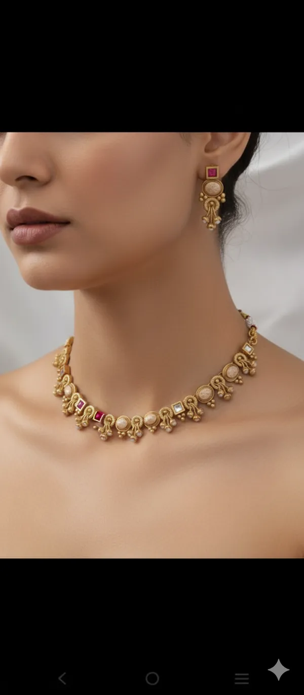 Gold_Plated_Brass_Necklace_Women_|_Premium_Designer_High_Gold_Brass