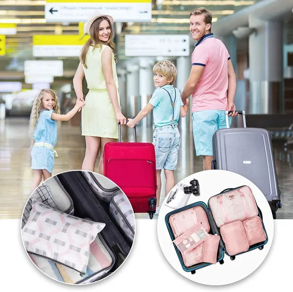 Pnk_Polyester_Lightweight_Travel_Luggage_Packing_Cubes_(7Pcs)