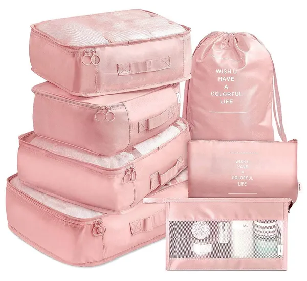 Pnk_Polyester_Lightweight_Travel_Luggage_Packing_Cubes_(7Pcs)