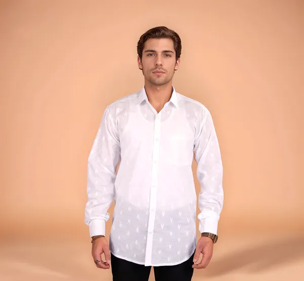 White_Cotton_Shirt_For_Men