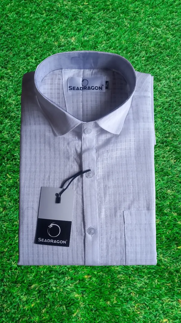 White_&_Blue_Cotton_Shirt_For_Men_Pack_of_2