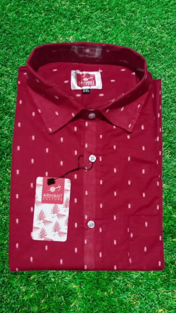 Red_Cotton_shirt_For_Men