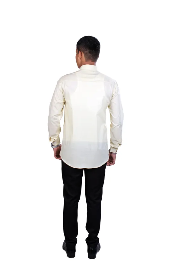 Cream_Colour_Cotton_Shirt_For_Men