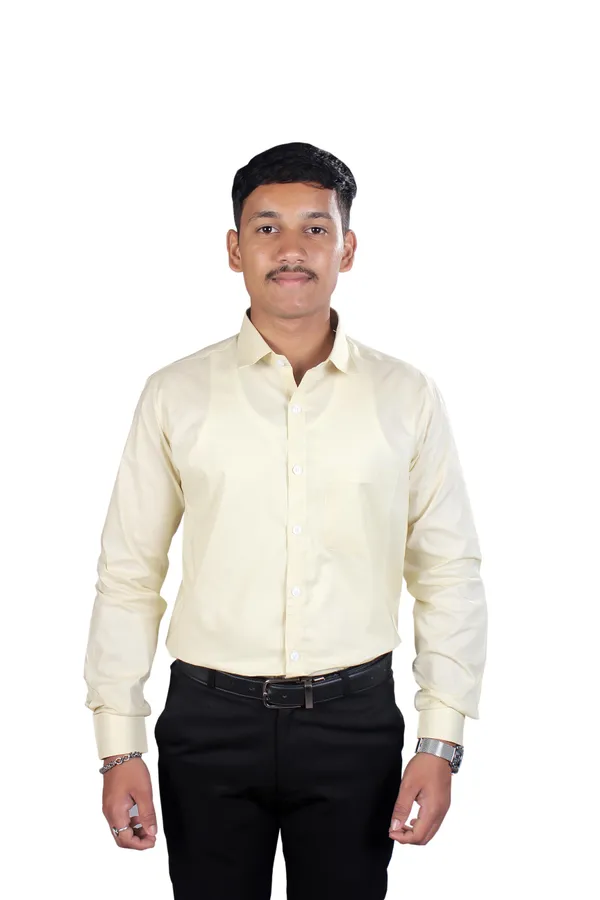 Cream_Colour_Cotton_Shirt_For_Men