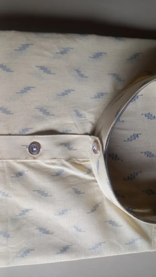 Cream_Colour_Cotton_Kurta_And_Pajama_For_Men
