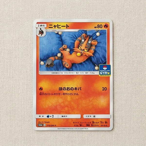 Pokemon_Card_Torracat_P_Gym_313_Sm_P_Japanese