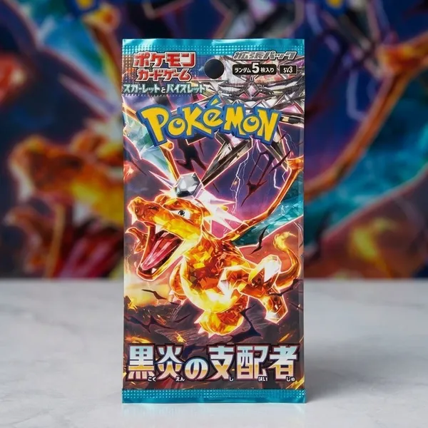 Pokemon_Sv3_Japanese_Pack_Ruler_Of_Black_Flame_Booster_Pack_Tcg_Card_Game