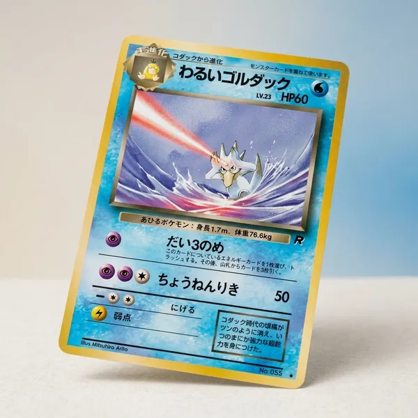 Pokemon_Pocket_Monsters_Vintage_Dark_Golduck_Nintendo_No_055_F_Sjapanese