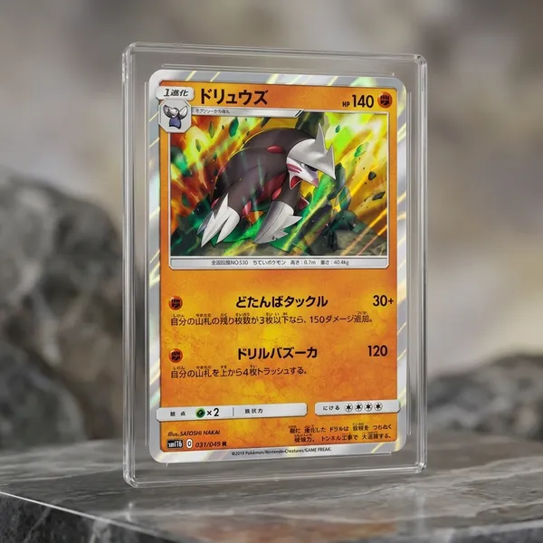 Pokemon_Card_Excadrill_Rare_Holo_031_049_Sm11b_Dream_League_Japanese