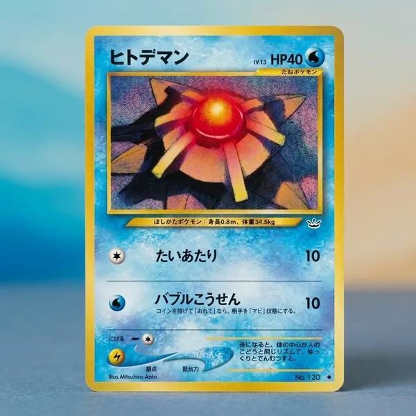Pokemon_Pocket_Monsters_Vintage_Staryu_120_Neo_Revelation_Japanese