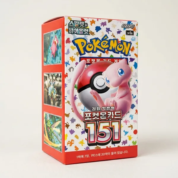 Pokemon_151_Sv2a_Card_Box_Scarlet_Violet_Booster_Box_Korean