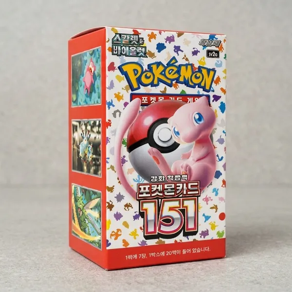 Pokemon_151_Sv2a_Card_Box_Scarlet_Violet_Booster_Box_Korean