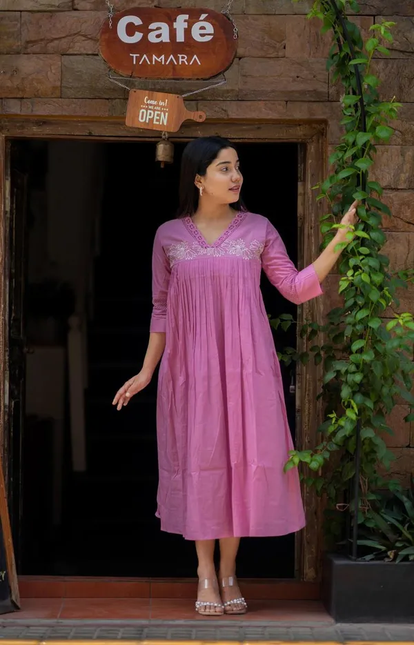 Libas_India_Onion_Pink_mul_cotton_A-line_kurti_dress