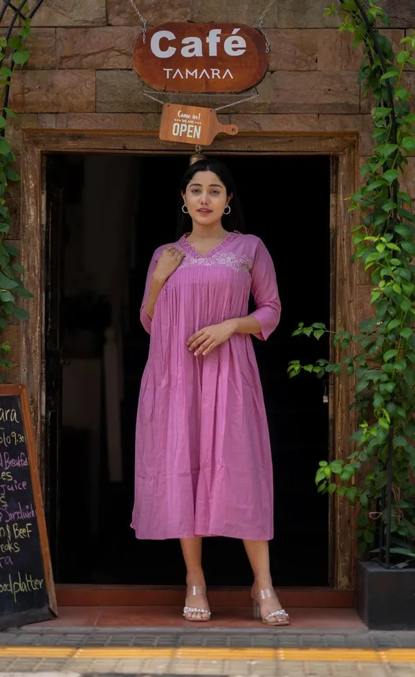 Libas_India_Onion_Pink_mul_cotton_A-line_kurti_dress