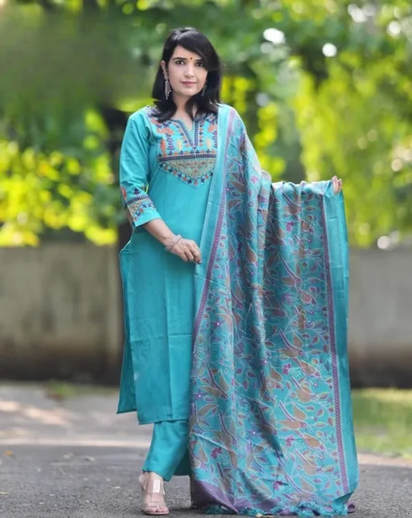Libas_India_Sky_Blue_Embroidered_Cotton_Flex_Kurta_and_Pant_Set_with_Dupatta