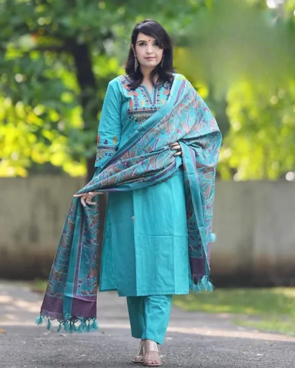 Libas_India_Sky_Blue_Embroidered_Cotton_Flex_Kurta_and_Pant_Set_with_Dupatta