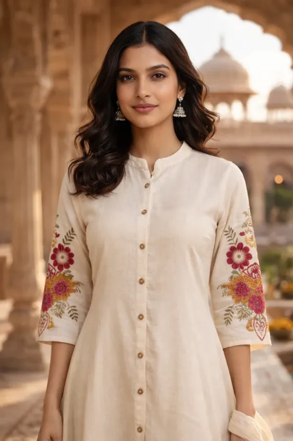 Off_White_Embroidered_Cotton_Flex_Kurta_and_Pant_Set_From_pretty_Libas