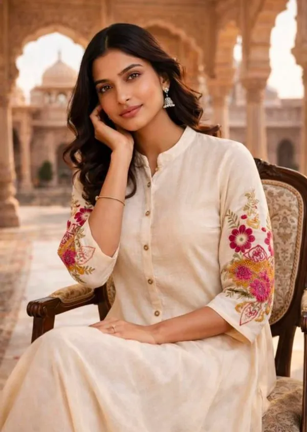 Off_White_Embroidered_Cotton_Flex_Kurta_and_Pant_Set_From_pretty_Libas