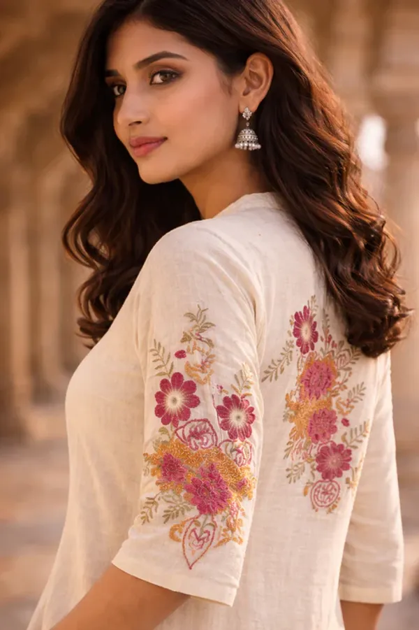 Off_White_Embroidered_Cotton_Flex_Kurta_and_Pant_Set_From_pretty_Libas