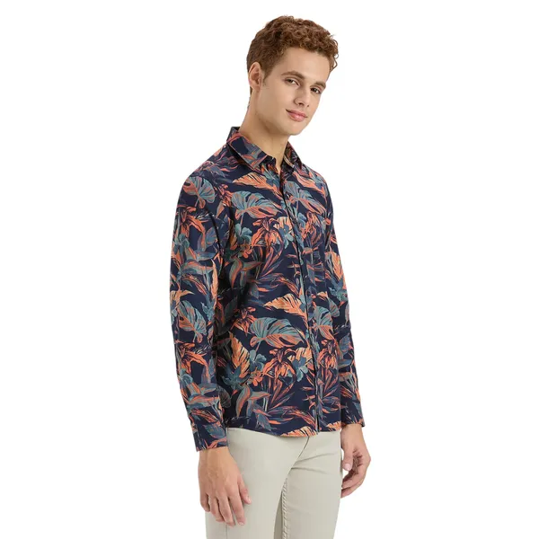 Navy_Casual_Full_Sleeves_Cotton_Shirt_For_Men