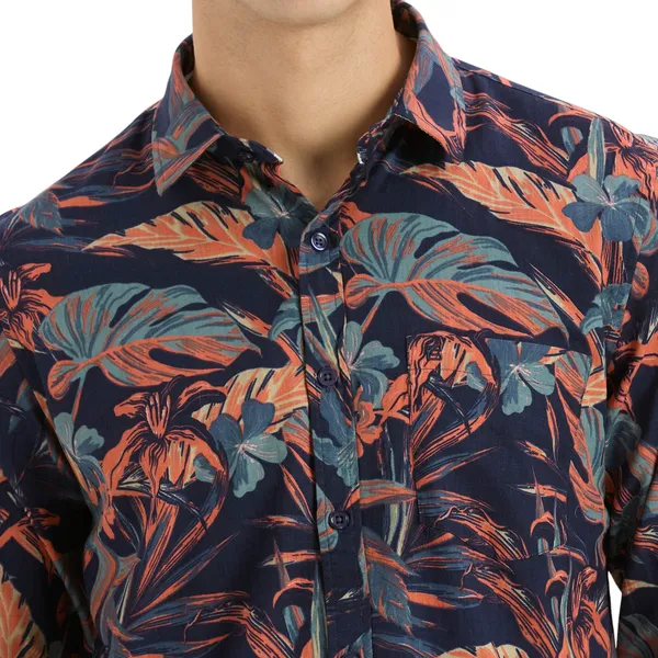 Navy_Casual_Full_Sleeves_Cotton_Shirt_For_Men