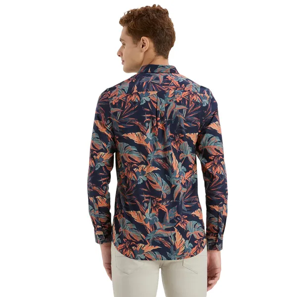 Navy_Casual_Full_Sleeves_Cotton_Shirt_For_Men