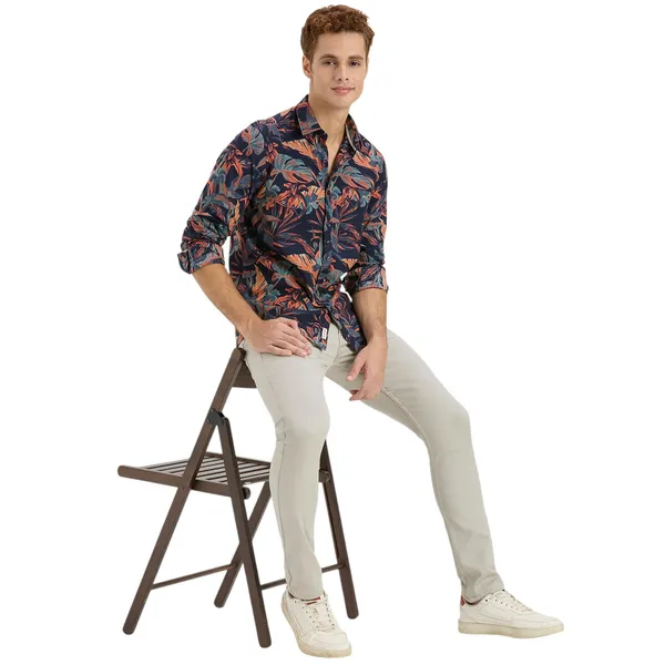 Navy_Casual_Full_Sleeves_Cotton_Shirt_For_Men
