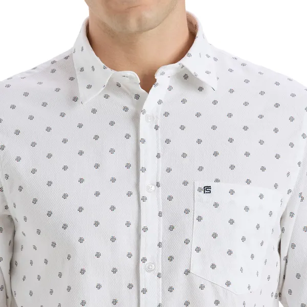 White_Casual_Full_Sleeves_Cotton_Shirt_For_Men