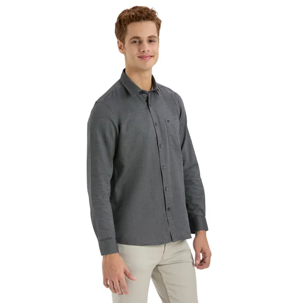 Grey_Casual_Full_Sleeves_Cotton_Shirt_For_Men