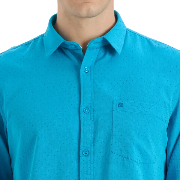 Bright_Blue_Casual_Full_Sleeves_Cotton_Shirt_For_Men