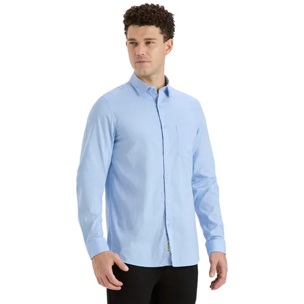 Serenity_Blue_Casual_Full_Sleeves_Cotton_Shirt_For_Men