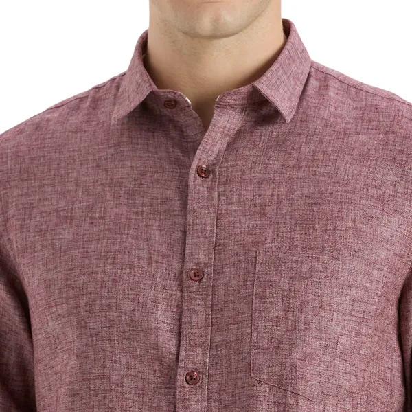Pastel_Maroon_Casual_Full_Sleeves_Cotton_Shirt_For_Men
