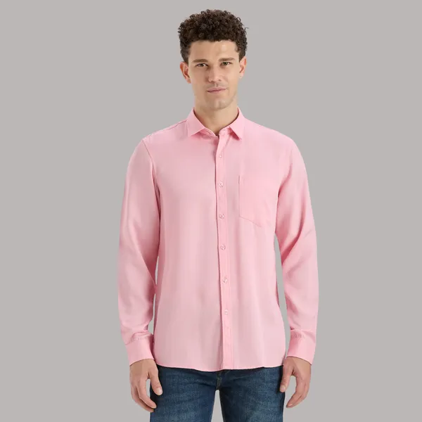 Cherry_Blossom_Pink_Casual_Full_Sleeves_Cotton_Shirt_For_Men