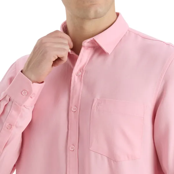 Cherry_Blossom_Pink_Casual_Full_Sleeves_Cotton_Shirt_For_Men